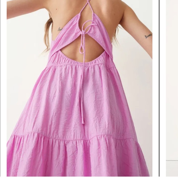 & OTHER STORIES Strappy Tiered Maxi Dress Size 4 - Picture 3 of 13